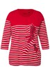 Tričko, medúzy, pruhy, lodičkový výstřih, 3/4 rukávy