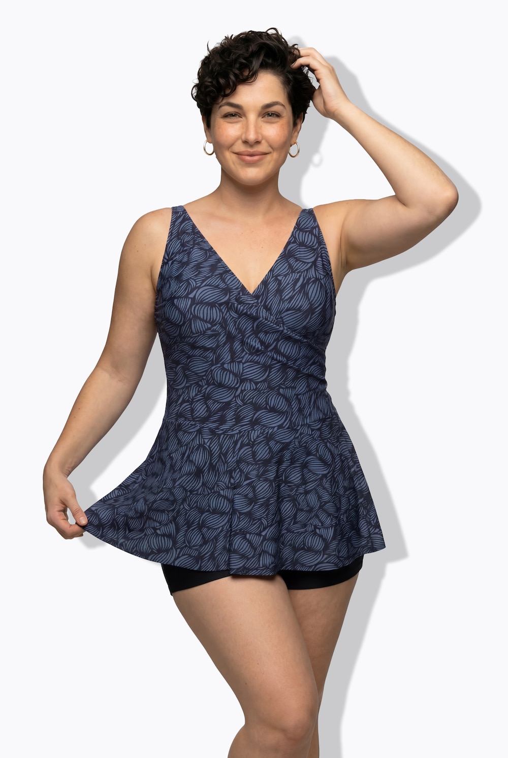 Badekleid, Softschalen, Rundhals, recycelt