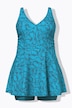 Vestido de baño, medusas, rellenos blandos, cuello redondo, material reciclado