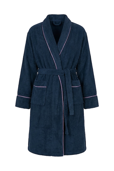 Župan, froté, šálový límec, dlouhé rukávy, biobavlna