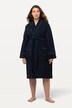Terrycloth Tie Waist Belted Bathrobe