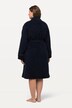 Terrycloth Tie Waist Belted Bathrobe