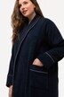 Terrycloth Tie Waist Belted Bathrobe