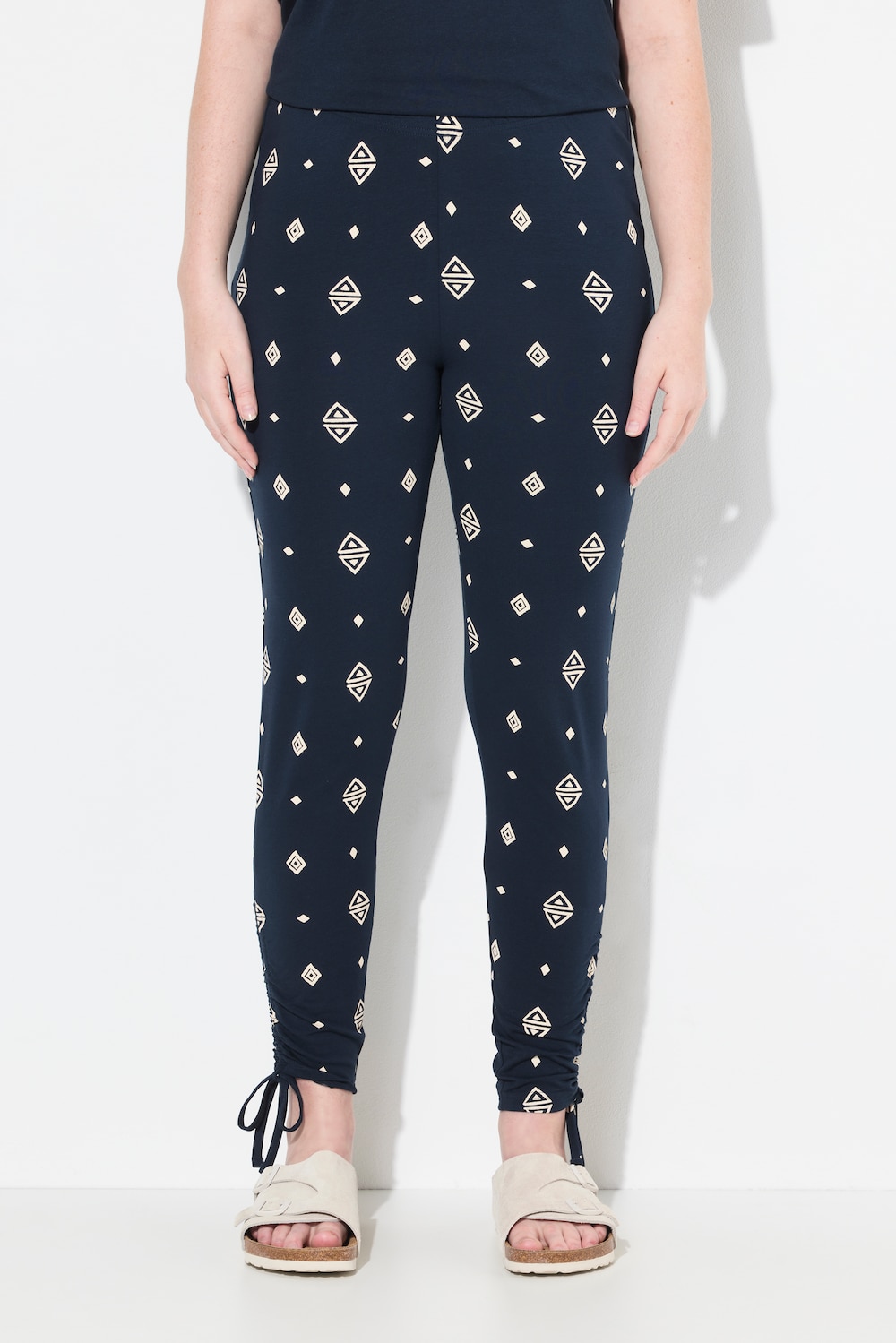 Thumbnail - Große Größen Leggings, Damen, blau, Größe: 46/48, Baumwolle, Ulla Popken