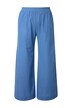 Palácové kalhoty, směs lnu, široké nohavice, elastický pas