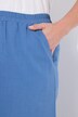 Spodnie palazzo, mieszanka lnu, szeroka nogawka, elastyczny pas