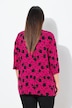 Floral Print 3/4 Sleeve A-Line Tee