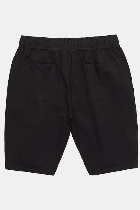 Bermuda JP 1880 en seersucker, bouton et fermeture zippée, 4 poches - jusqu'au 8 XL