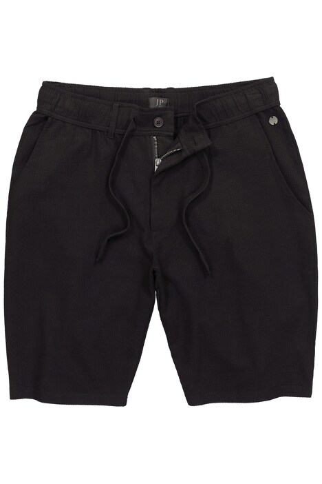 Bermudy, žerzej, pas s knoflíkem a zipem, 4 kapsy, do 8XL