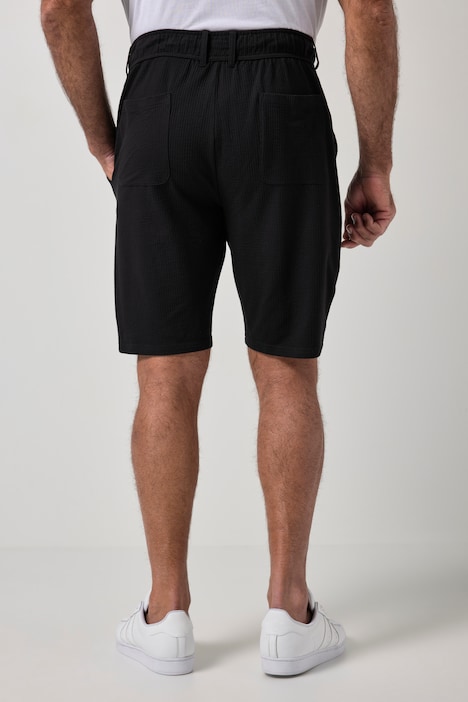 Bermuda JP 1880 en seersucker, bouton et fermeture zippée, 4 poches - jusqu'au 8 XL