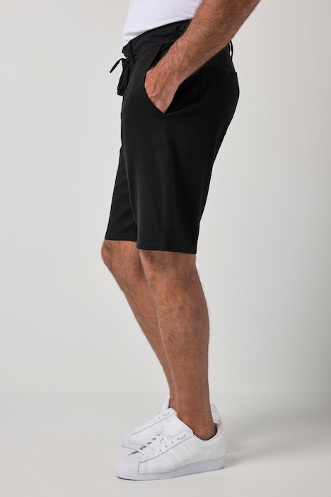 Bermuda JP 1880 en seersucker, bouton et fermeture zippée, 4 poches - jusqu'au 8 XL