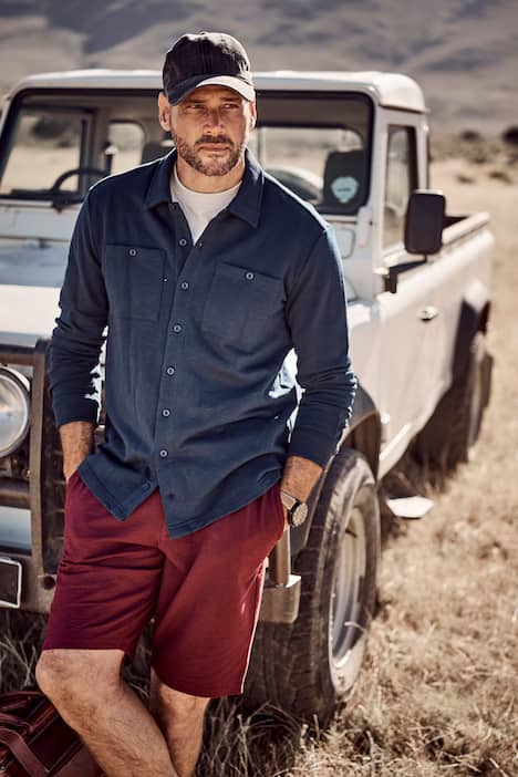 Bermuda JP 1880 en seersucker, bouton et fermeture zippée, 4 poches - jusqu'au 8 XL