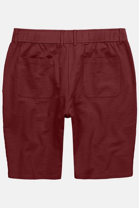 JP1880 Bermuda, Seersucker, Bund mit Knopf und Zipper, 4 Taschen, bis 8 XL