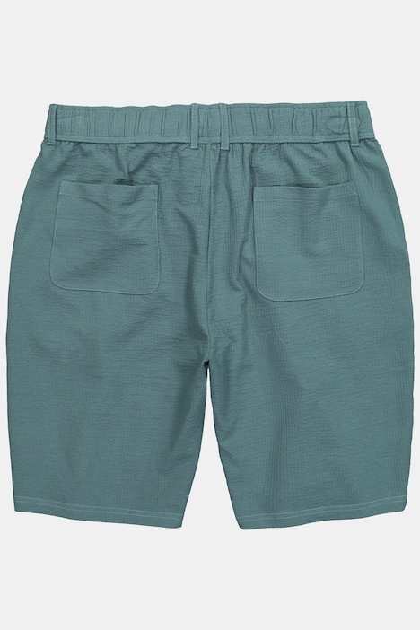 Bermuda JP 1880 en seersucker, bouton et fermeture zippée, 4 poches - jusqu'au 8 XL