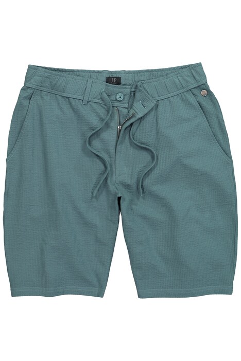 Bermudy, žerzej, pas s knoflíkem a zipem, 4 kapsy, do 8XL