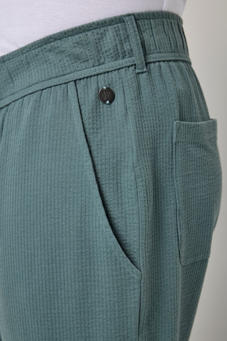 Bermuda JP 1880 en seersucker, bouton et fermeture zippée, 4 poches - jusqu'au 8 XL