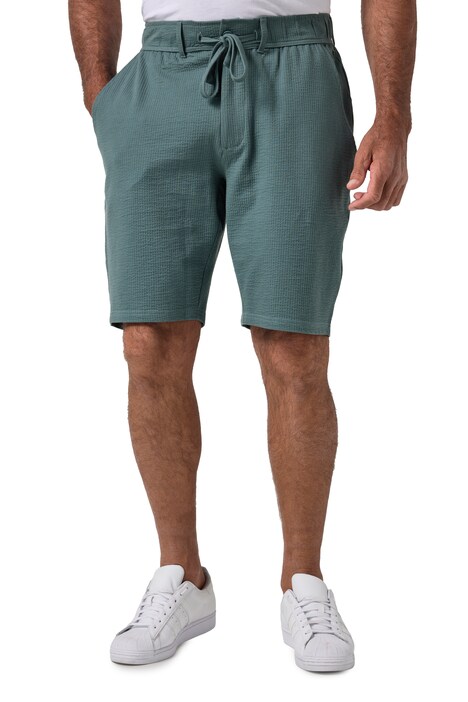 Bermudy, žerzej, pas s knoflíkem a zipem, 4 kapsy, do 8XL