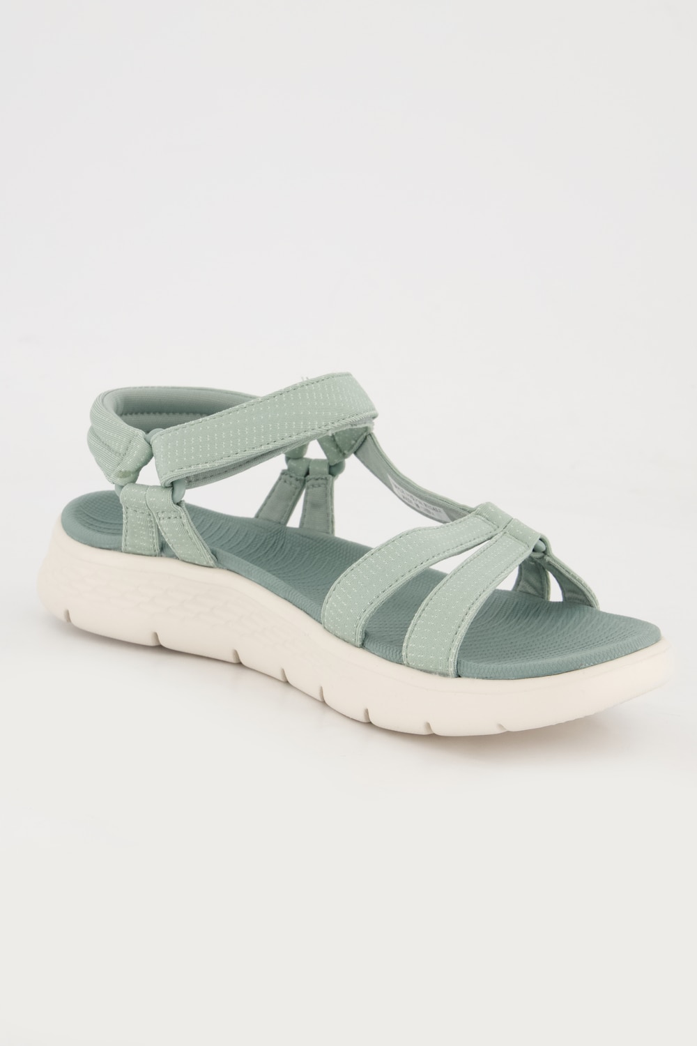 Grote Maten Skechers sandalen, Dames, turquoise, Maat: 40, Polyester, Ulla Popken