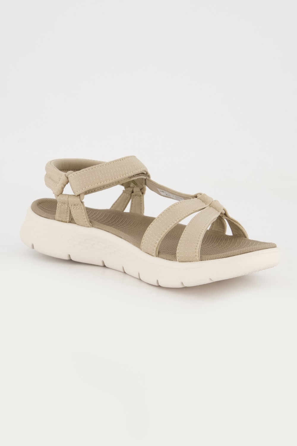 Grote Maten Skechers sandalen, Dames, beige, Maat: 39, Polyester, Ulla Popken