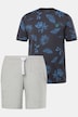 Pijama, conjunto de dos piezas corto, estampado completo, hasta la talla 8 XL