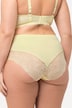 Culotte maxi en microfibres, avec empiècement en dentelle