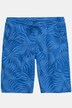 Bermuda en molleton JP1880. Taille élastique, imprimé feuilles de palmiers - jusqu'au 8XL