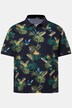 Koszulka polo JP1880, rękaw 1/2, pika, nadruk roślinny, do rozmiaru 8XL