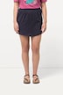 Jersey-skort, cargolommer, elastisk linning, økologisk bomuld