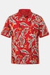Poloshirt, Halbarm, Piqué, floraler Print, bis 8 XL