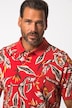 Poloshirt, Halbarm, Piqué, floraler Print, bis 8 XL