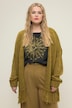 offene Strickjacke, oversized, extra softer Strick, Fransensaum