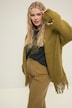 offene Strickjacke, oversized, extra softer Strick, Fransensaum