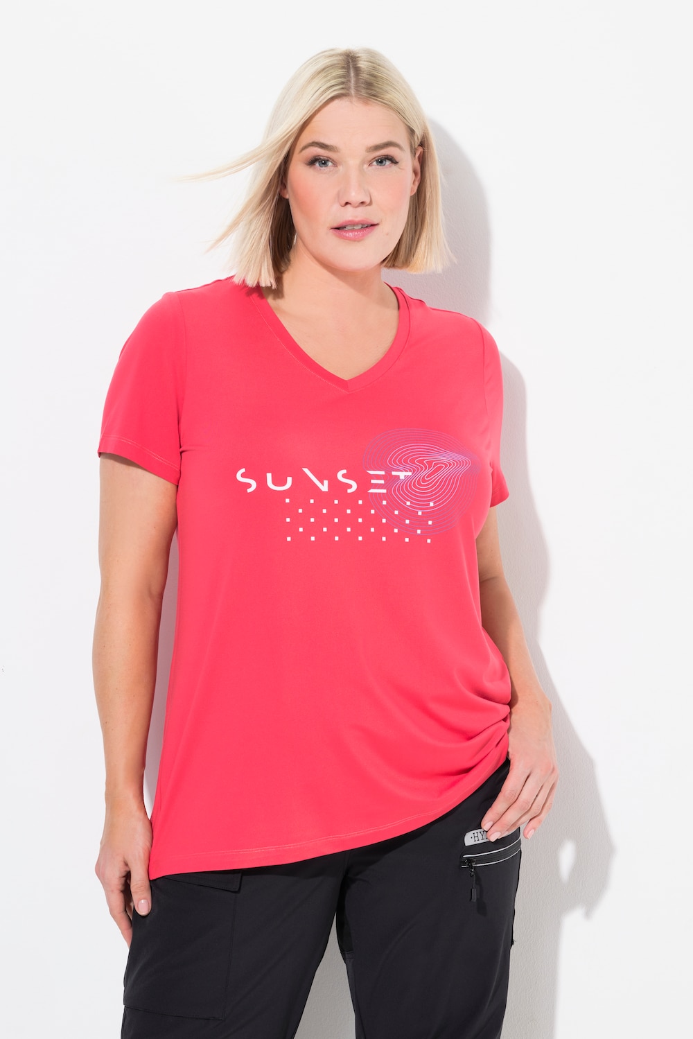 Große Größen Funktionsshirt, Damen, rosa, Größe: 50/52, Ulla Popken