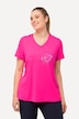 Bluzka funkcyjna, szybkoschnąca, dekolt w serek, rękaw 1/2