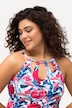 Tankini, Punkte, Cut-Outs, Softcups, Holzoptik-Dekore