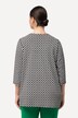 Shirt, grafisk tryk, tunika-udskæring, 3/4-ærmer