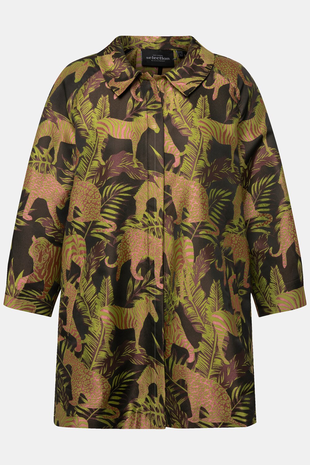 Stora storlekar Jacka, Dam, svart, storlek: 54/56, Polyester, Ulla Popken