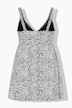 Badekleid, Leomuster, Softcups, Wickeloptik