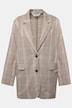 Oversized blazer, geruit, revers, lange mouwen