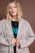 Oversized blazer, geruit, revers, lange mouwen