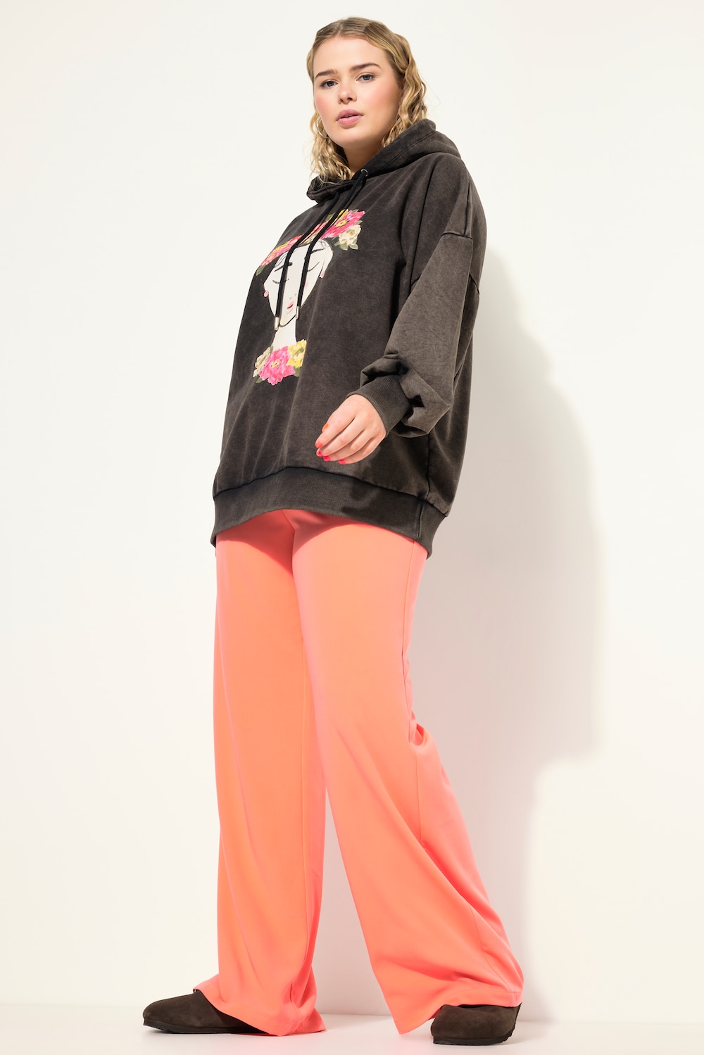 Große Größen Hose, Damen, rot, Größe: 58, Polyester, Studio Untold