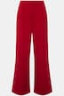 Hose, High Waist, weites Bein, Bundfalten
