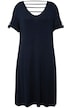 Jersey-Strandkleid, V-Ausschnitt, Zierbänder, Halbarm
