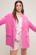 Blazer, loose fit, dubbele knoopsluiting, revers