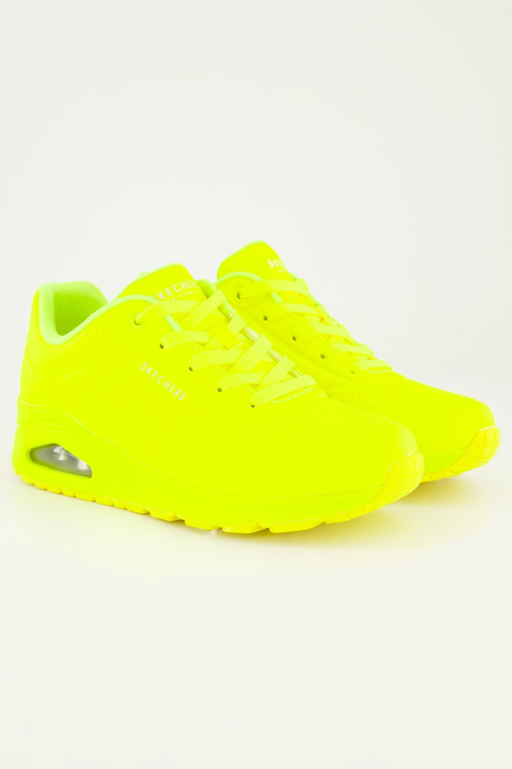 Zapatilla deportiva Skechers, Memory Foam, aspecto de cuero, anchura confortable product