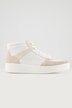Remonte leren sneakers, leermix, wijdte F 1/2