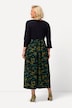 Jersey jurk, vlinders, tuniekhals, 3/4-mouwen
