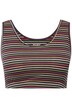 Bustier, pruhy, bez kostic, biobavlna