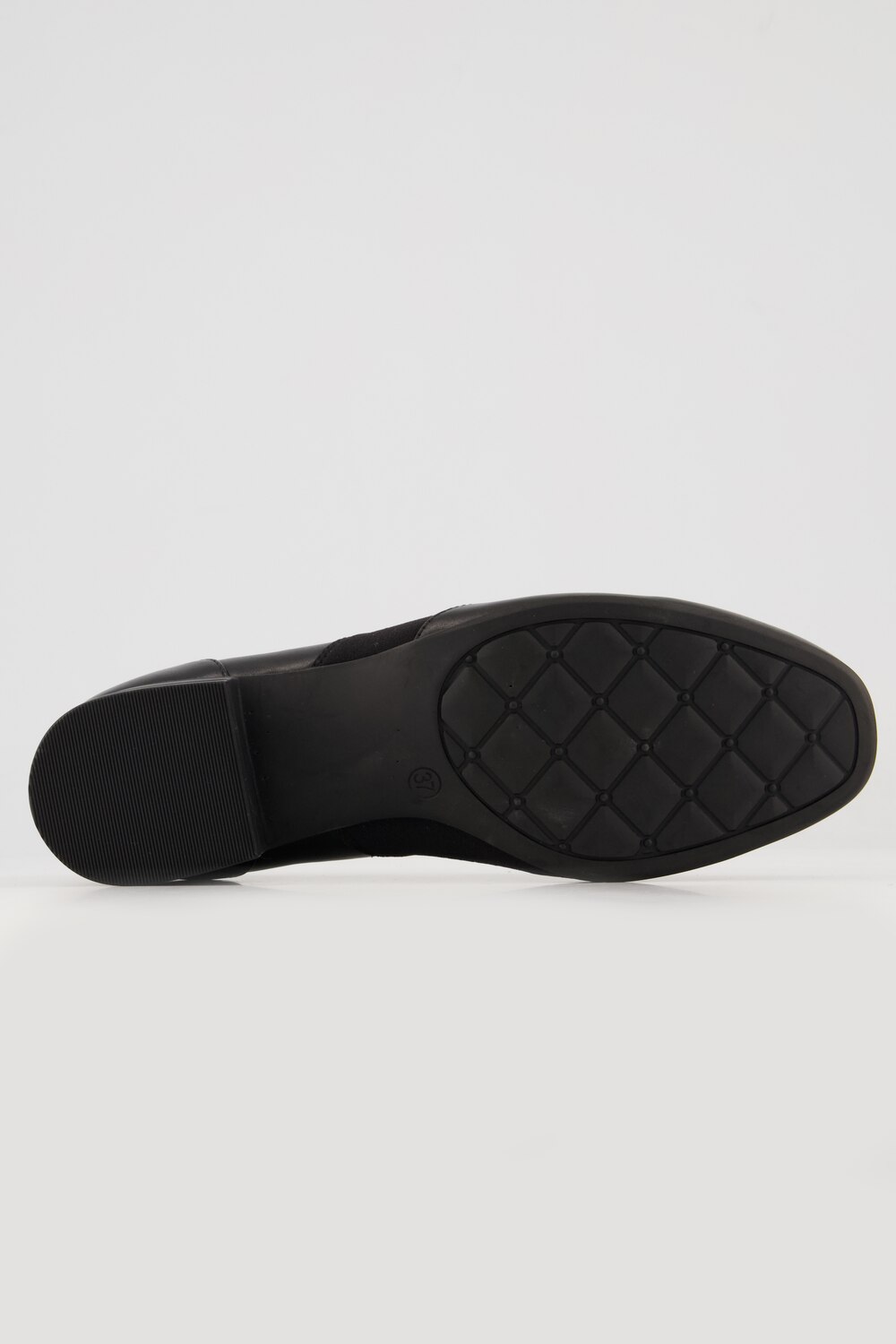 Stora storlekar Loafers, Dam, svart, storlek: 37, Annat/Syntetfibrer, Ulla Popken