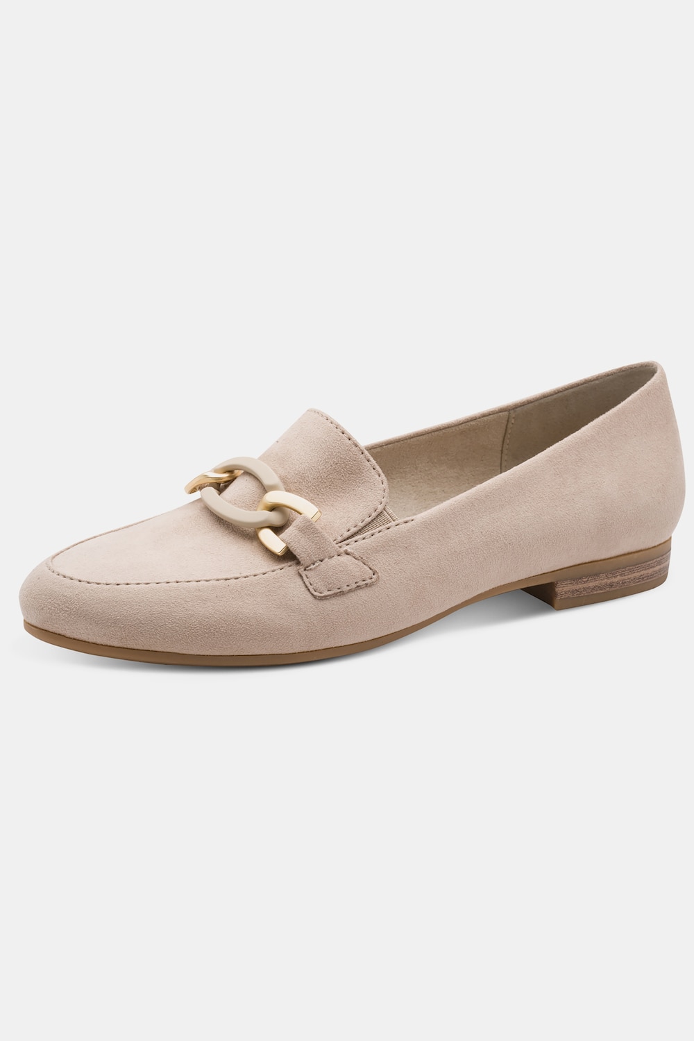 Loafer, Jana Softline, vegan, Veloursleder-Optik, Weite H